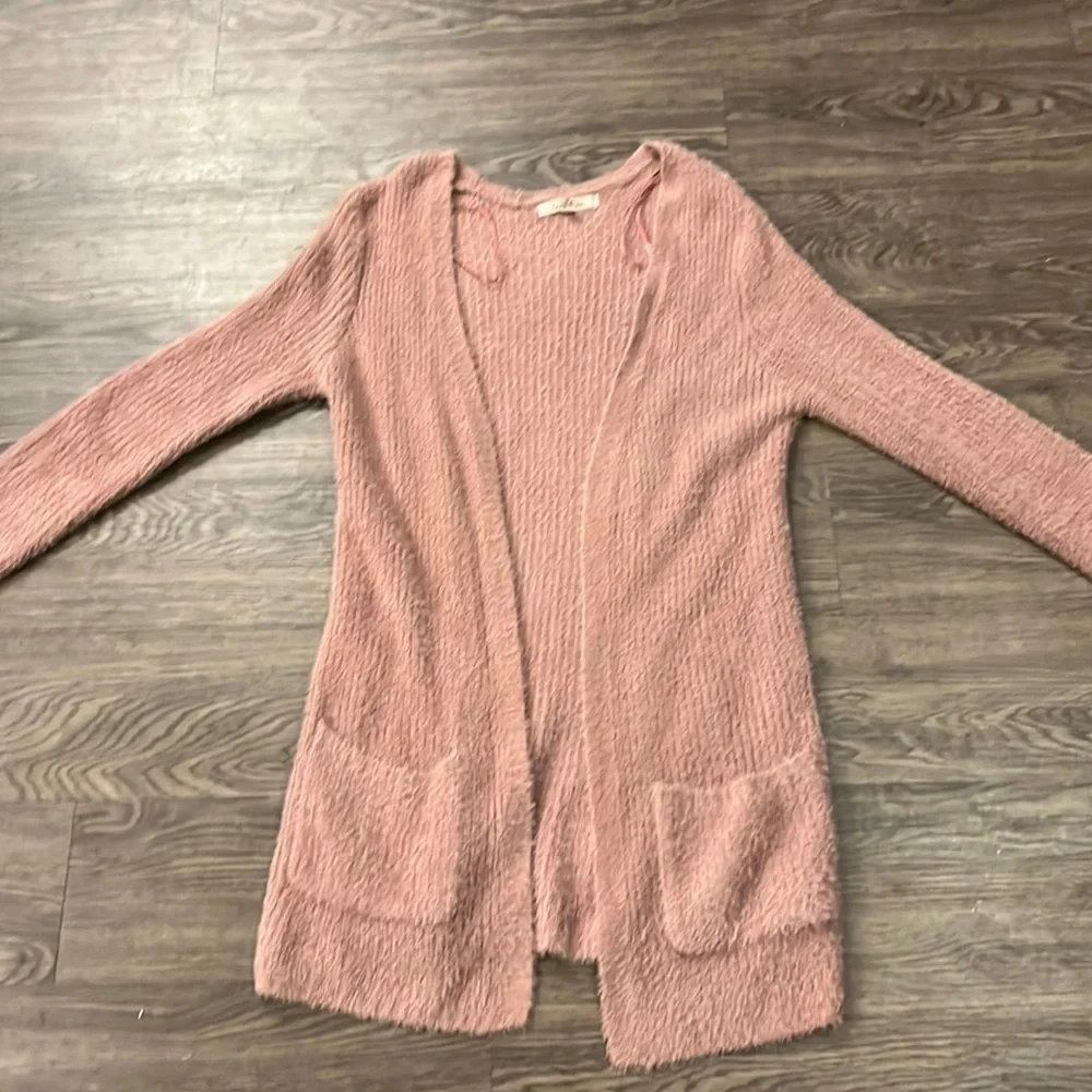 Lane tree rose boho sweater cardigan​​​​​ - Picture 2 of 3